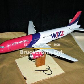 Model of A320 Wizzair with detailed craftsmanship.